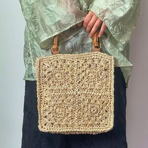 Straw Tote Bag